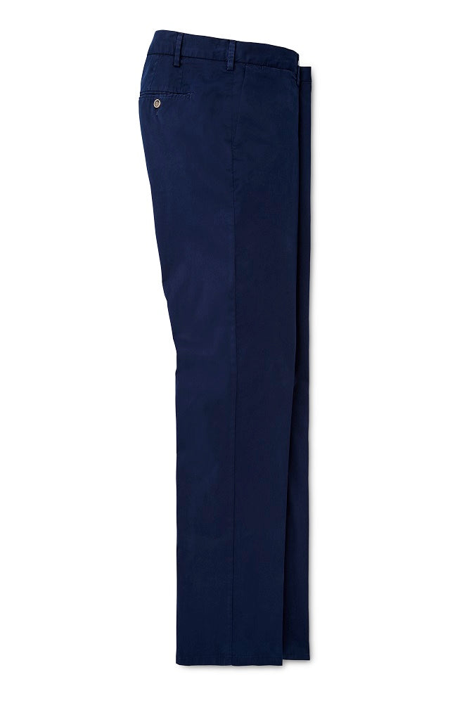 Peter Millar Crown Soft Flat-Front Trouser | Navy