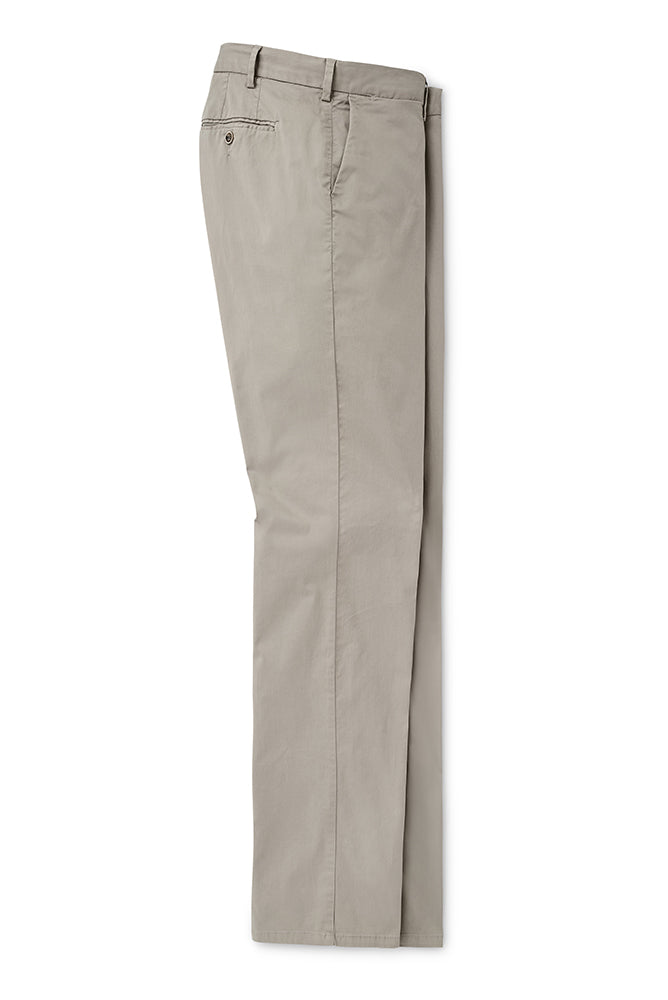 Peter Millar Crown Soft Flat Front Trouser | Gale Grey
