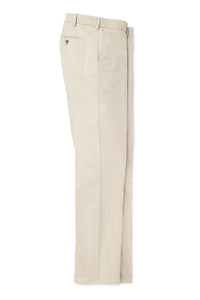 Peter Millar Crown Soft Flat-Front Trousers | Stone