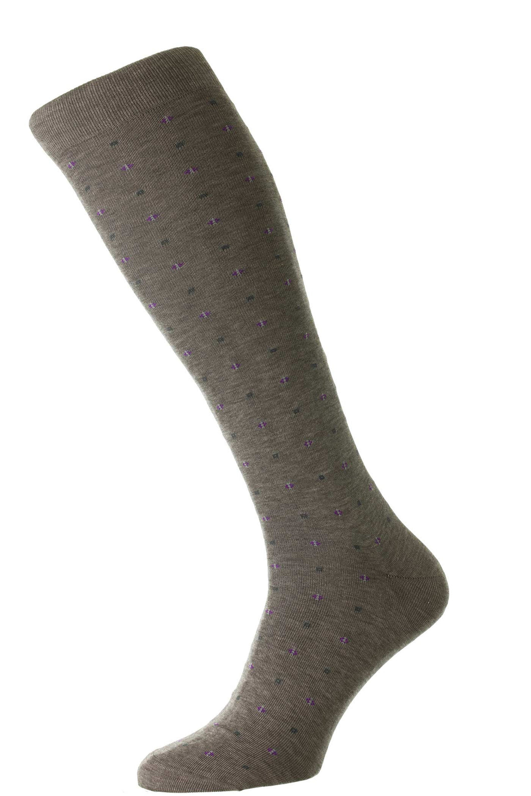 Pantherella Neat Motif | MedGrey