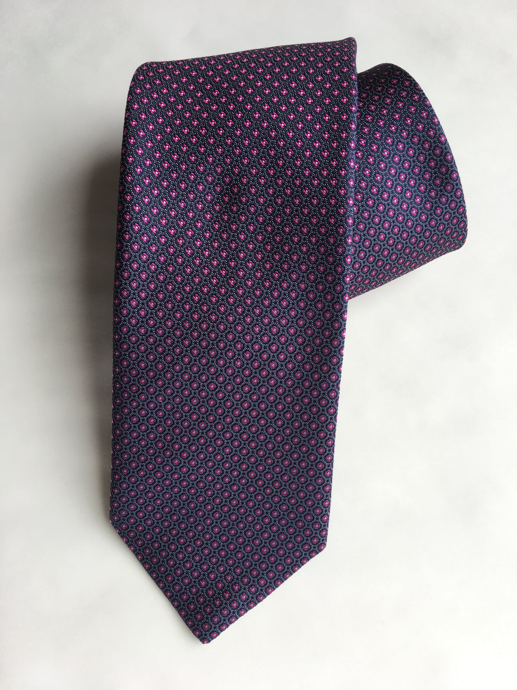 Eton Circle Pattern Tie | Purple