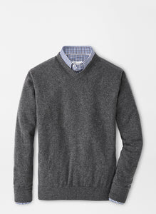 Peter Millar Crown Soft Cashmere V-neck Sweater