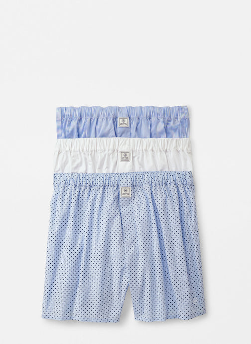 Peter Millar Dempsey Three-Pack Cotton Boxer