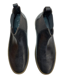 Lo White Dark Chocolate Brown Chelsea Boot