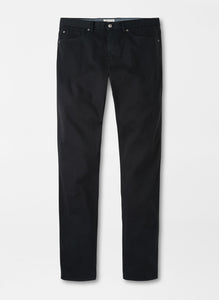 Peter Millar Ultimate Sateen Five-Pocket Pant | Black