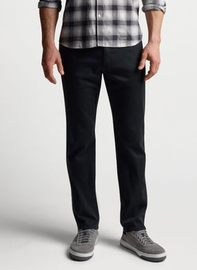 Peter Millar Ultimate Sateen Five-Pocket Pant | Black