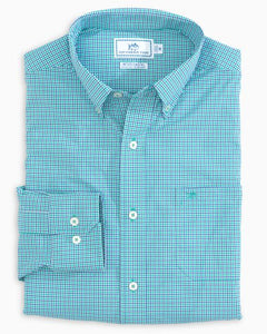 Southern Tide Mini Tattersall Intercoastal Performance Shirt