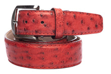LEN Custom Leather Belt | Antique Red
