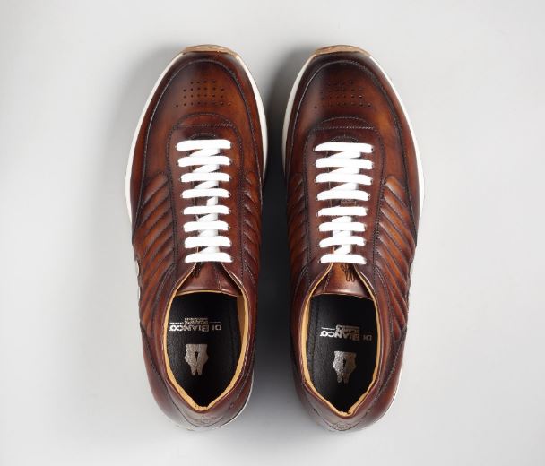Di Bianco The Reverse Sombrero Leather Sneakers – Franco's Fine Clothier