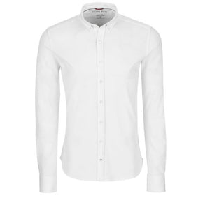 Stone Rose Performance Pique Solid Knit Long Sleeve Shirt