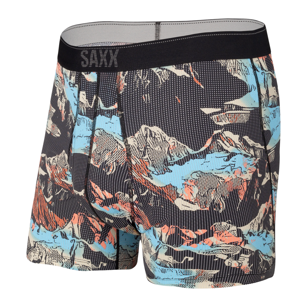 Saxx Quest Boxer Brief | Black MountainScape