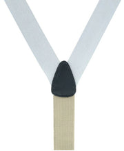 Trafalgar Hudson Nylon Button End Braces | Silver
