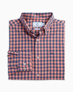 Southern Tide Skipjack Danforth Heather Gingham Sport Shirt