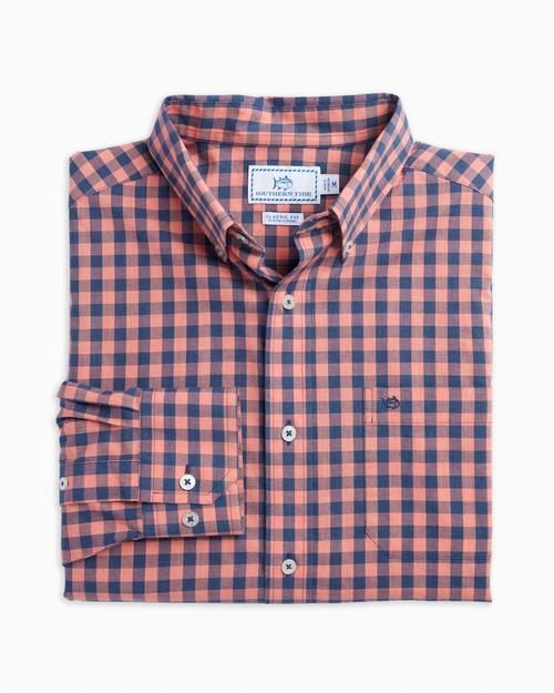 Southern Tide Skipjack Danforth Heather Gingham Sport Shirt