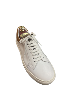 Lo White White Leather Sneaker