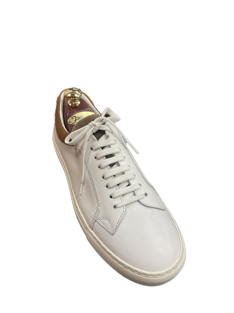 Lo White White Leather Sneaker