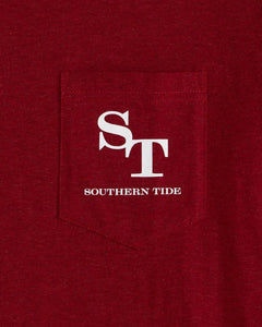 Southern Tide Fish Finder GPS Heather Long Sleeve T-Shirt