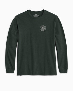 Southern Tide Channel Marker Compass Long Sleeve T-Shirt