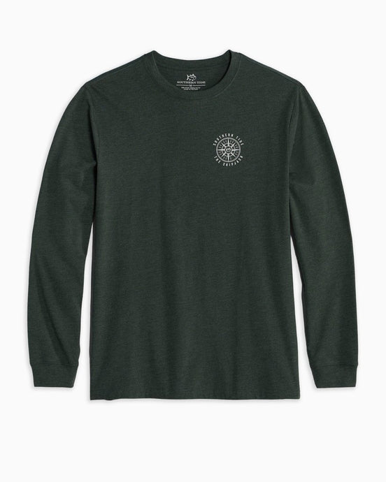 Southern Tide Channel Marker Compass Long Sleeve T-Shirt