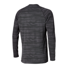 Saxx Aerator Long Sleeve-Black Washed Stripe