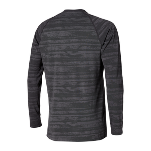 Saxx Aerator Long Sleeve-Black Washed Stripe