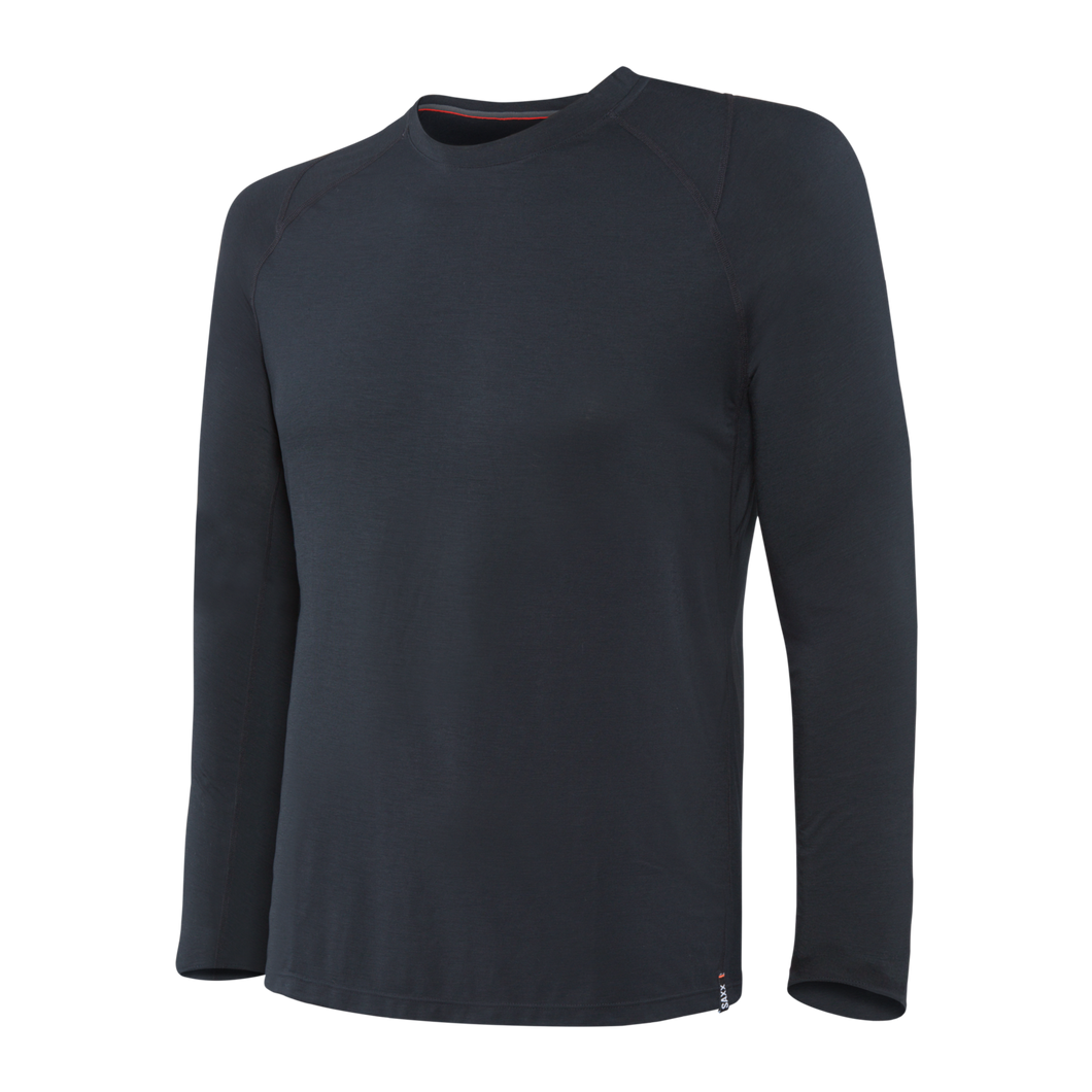 Saxx Viewfinder Long Sleeve-Black | Mid-weight