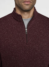 Peter Millar Crown Fleece Quarter-Zip Sweater | Cinnamon