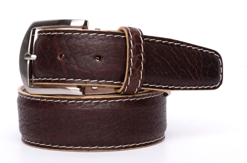 LEN American Bison - Brown w/ Beige Stitching