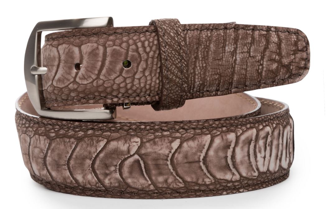 LEN Stone Washed Ostrich Leg-Mocha