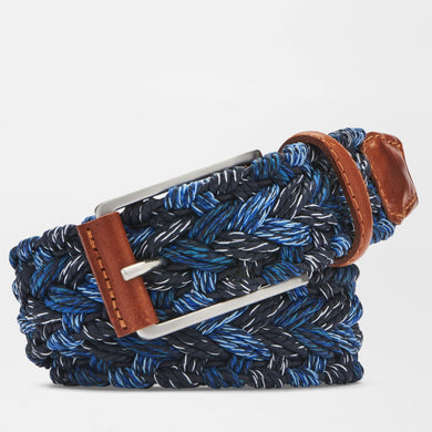 Peter Millar Multi Braided Belt | Atlantic Blue