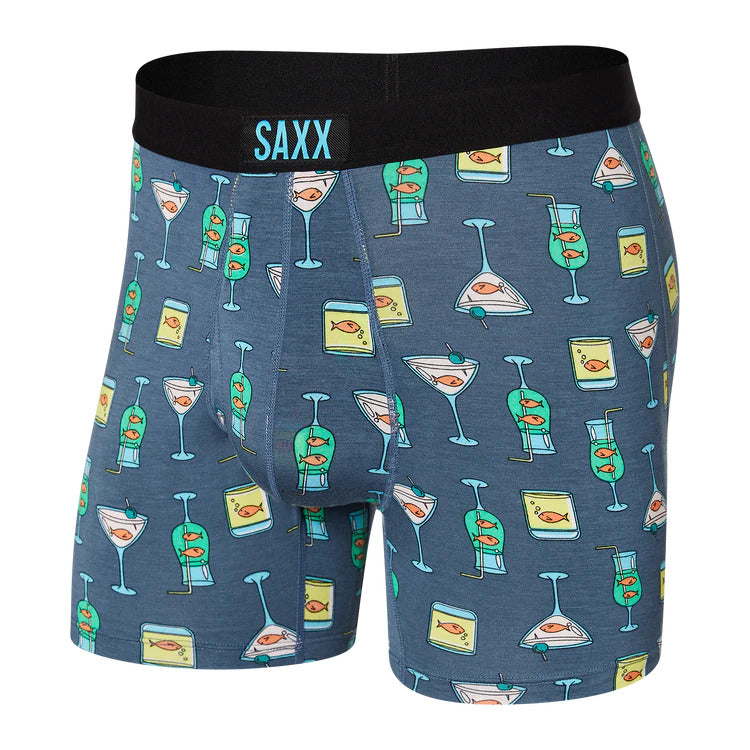 Saxx Ultra Brief | Nautical Nightcap-Blue