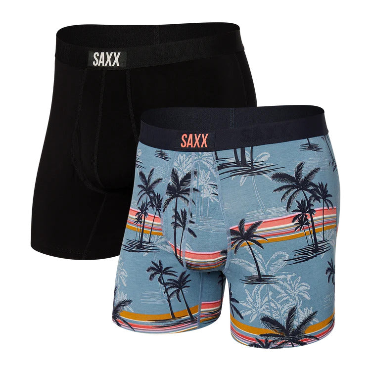 Saxx Brief 2-pack | Beach Vibe Stripe/Black