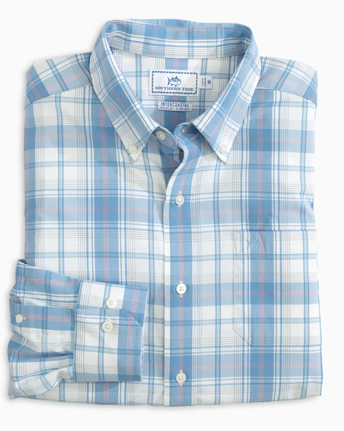 Southern Tide ORMOND PLAID INTERCOASTAL PERFORMANCE SPORT SHIRT