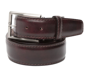 LEN Italian Marble Calf 40mm Belt (Plum)