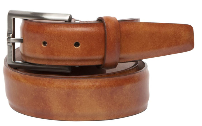 LEN Italian Marble Calf 40mm Belt (Tan)