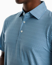 Southern Tide Ryder Heather Bait Printed Performance Polo Shirt