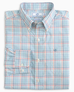 Southern Tide Morada Plaid Intercoastal Performance Sport Shirt