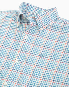 Southern Tide Morada Plaid Intercoastal Performance Sport Shirt