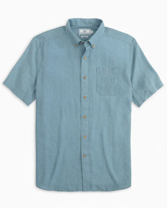 Southern Tide ROUNDTRIP PRINTED SHORT SLEEVE BUTTON DOWN SHIRT