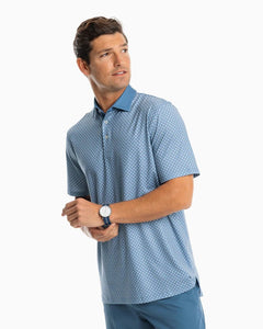 Southern Tide Driver Salutations Printed Performance Polo Shirt