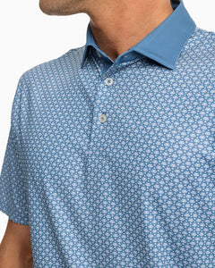 Southern Tide Driver Salutations Printed Performance Polo Shirt