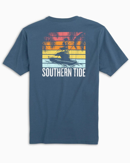 Southern Tide SUNSET SAILING T-SHIRT