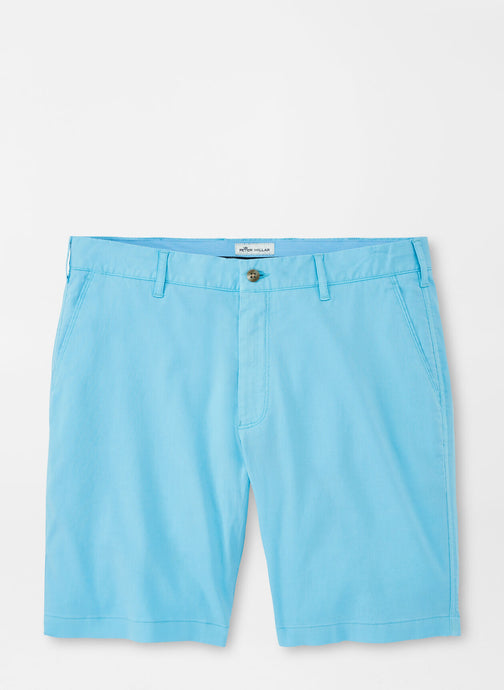 Peter Millar Bedford Cotton-Blend Short | Island Blue