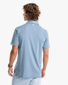 Southern Tide brrr-eeze Overseas Striped Performance Polo Shirt