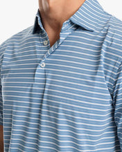 Southern Tide brrr-eeze Overseas Striped Performance Polo Shirt