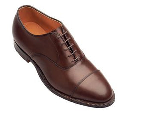 Alden Straight Tip Bal Oxford Captoe | Dark Brown