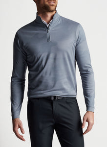 Peter Millar Perth Camo Performance Jacquard Quarter-Zip