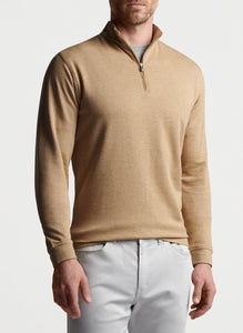 Peter Millar Crown Comfort Interlock Quarter-Zip Sweater