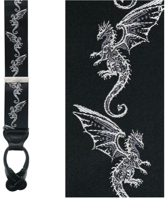 Trafalgar Guardian of Freedom Tribal Dragon Silk Button End