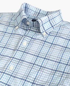 Southern Tide Hugh Plaid Intercoastal Performance Sport Shirt